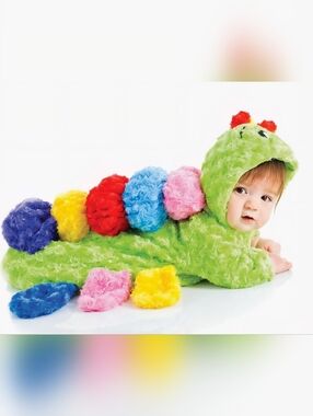 Spirit, Colorful Caterpillar Costume Baby Halloween Fancy 0-6 Months New!